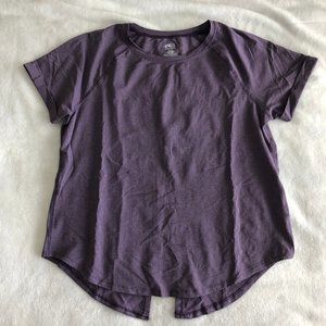 Athletic Works Purple Short Sleeve Tee
